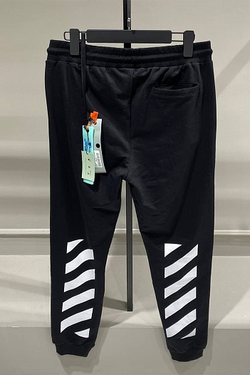 Мужские штаны Off-White "Diag" - Black   