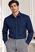 Мужская тёмно-синяя рубашка Kiton premium