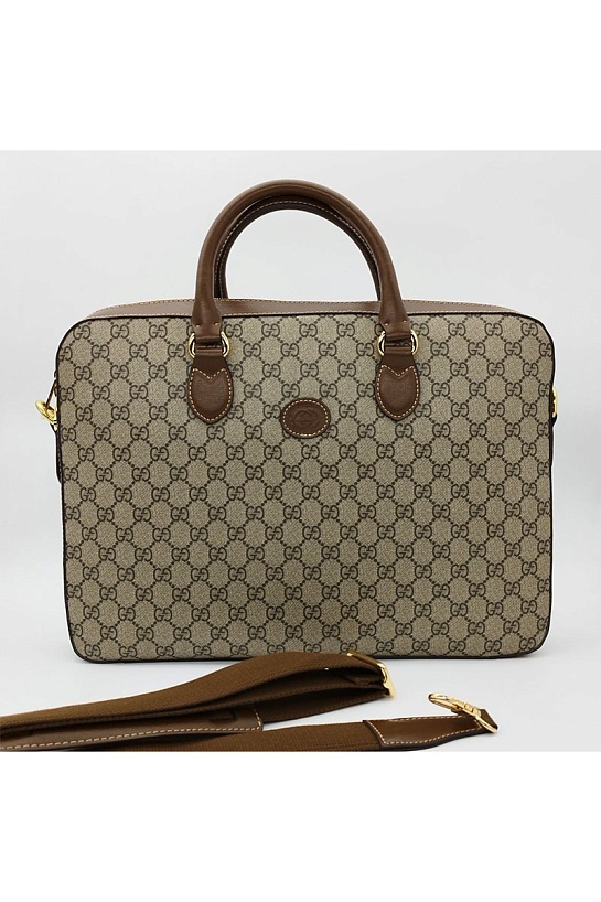 Бежевая сумка Gucci 40x30 см