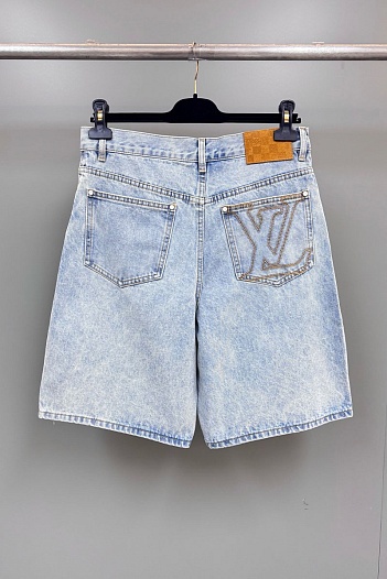 Джинсовые шорты Louis Vuitton Premium - Washed Indigo   