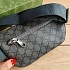 Сумка на пояс Gucci Interlocking G 23x12x2.5 см - Black