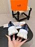 Текстильные кроссовки Hermes lift slip-on