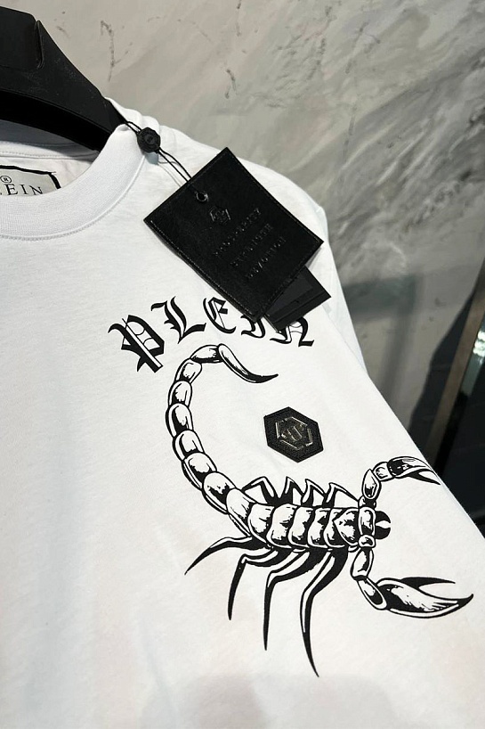 Футболка белого цвета Philipp Plein Scorpion
