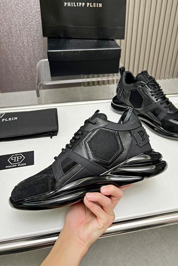Мужские кроссовки Philipp Plein Hurricane - Black   
