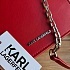 Женская сумка Karl Lagerfeld ikonik 22x15 см - Red