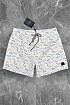 Мужские белые шорты Paul & Shark shark-print
