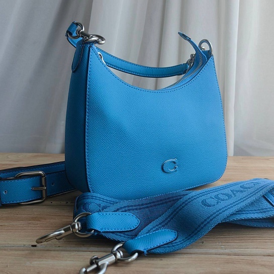 Женская кожаная сумка-хобо Coach 22x14 см (3 расцветки)