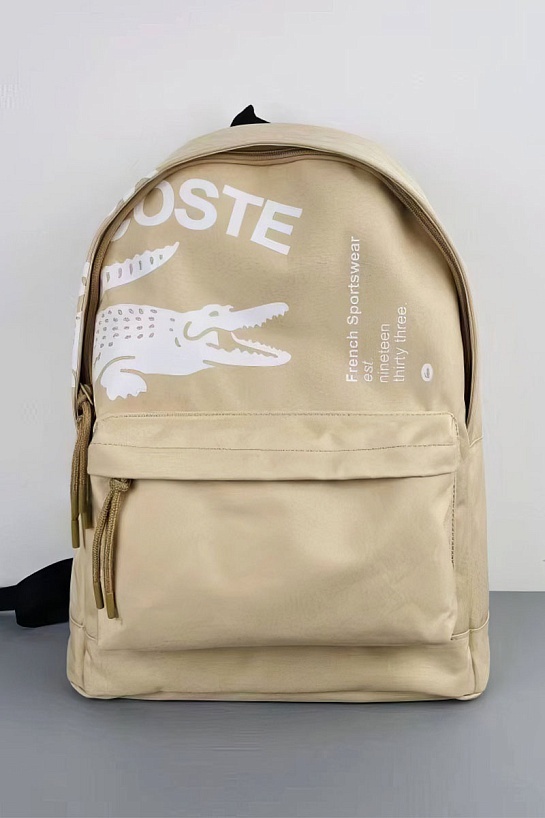 Рюкзак Lacoste бежевого цвета