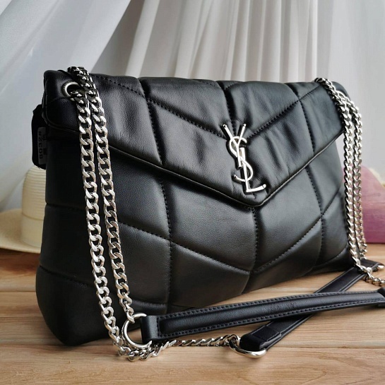 Женская сумка Yves Saint Laurent Loulou 36x22 см - Black