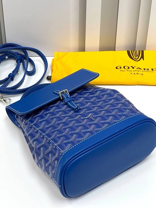 Женский рюкзак Goyard Alpin Mini Premium 23x19x9.5 см - Blue