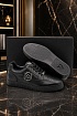 Кожаные кроссовки с мехом Philipp Plein