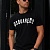 Чёрная оверсайз футболка Dsquared2