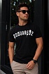 Чёрная оверсайз футболка Dsquared2