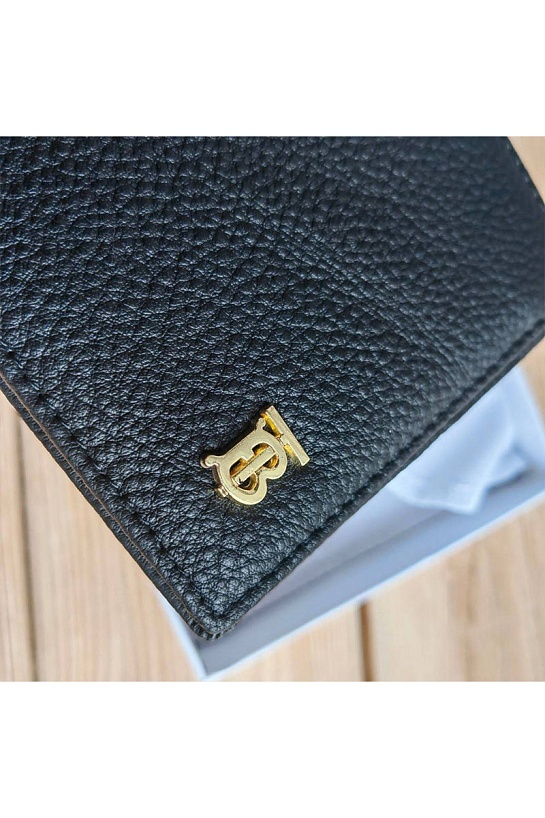 Кожаный кошелёк Burberry logo-plaque 12x10 см