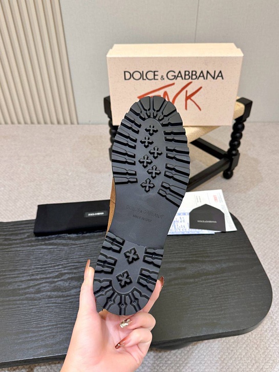 Мужские замшевые лоферы Dolce & Gabbana