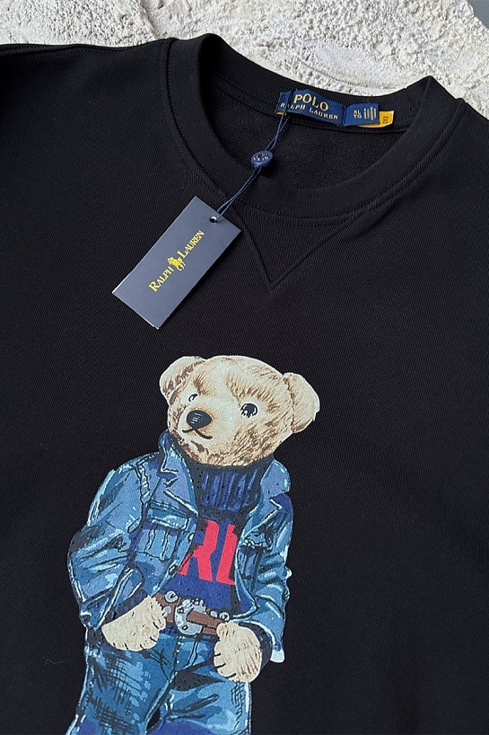 Чёрный свитшот Роlо Ralрh Lаurеn "Bear"