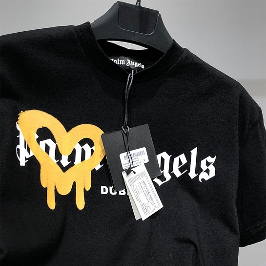 Оверсайз футболка Palm Angels Dubai Heart Sprayed