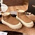Женские замшевые ботинки UGG Classic Mini Hybrid - Chestnut / White