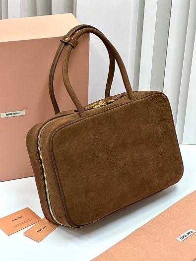 Замшевая сумка MIU MIU Premium 34x22x10 см   