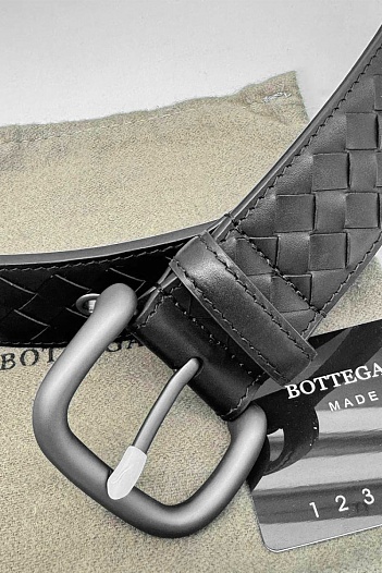 Кожаный ремень Bottega Veneta (ширина 3.8 см, длина 95 / 100 / 105 см)   