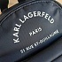 Женский нейлоновый рюкзак Karl Lagerfeld 30x23 см - Black