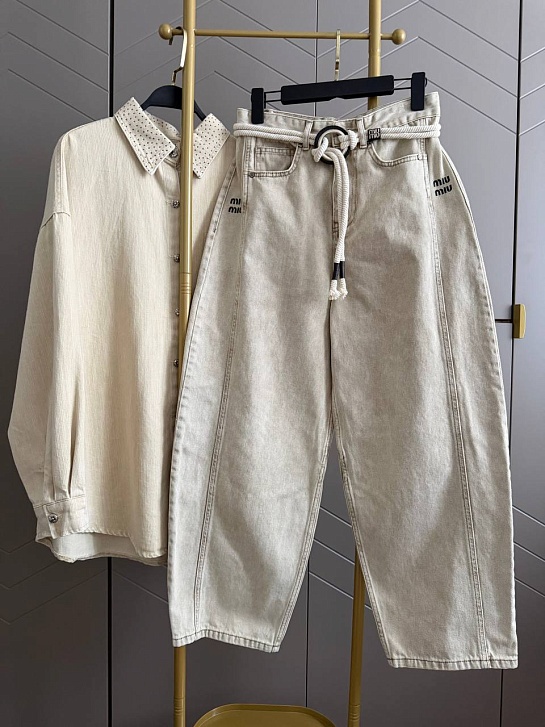 Женские прямые джинсы MIU MIU premium