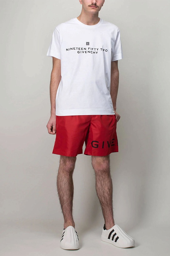 Белая футболка Givenchy Nineteen Fifty Two