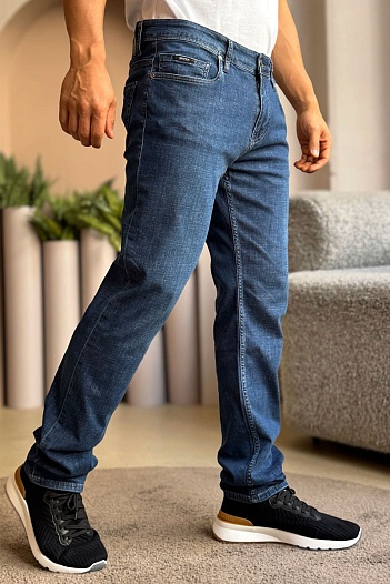 Мужские джинсы синего цвета Hugo Boss regular fit   