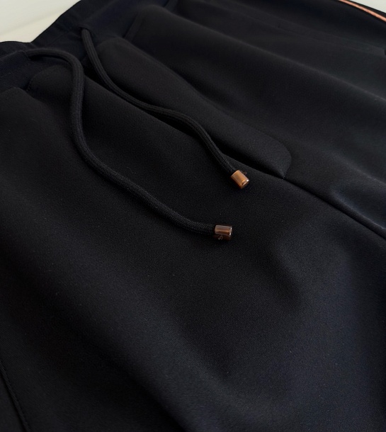 Мужские чёрные шорты Brunello Cucinelli Premium
