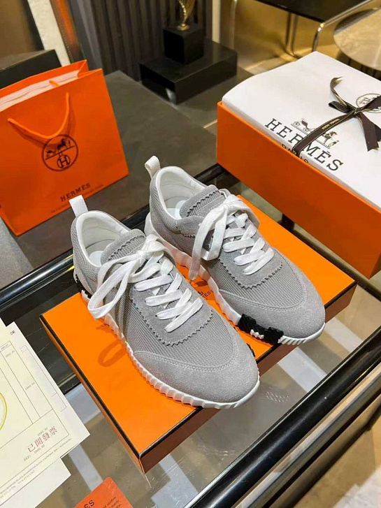 Женские комбинированные кроссовки Hermes Bouncing premium