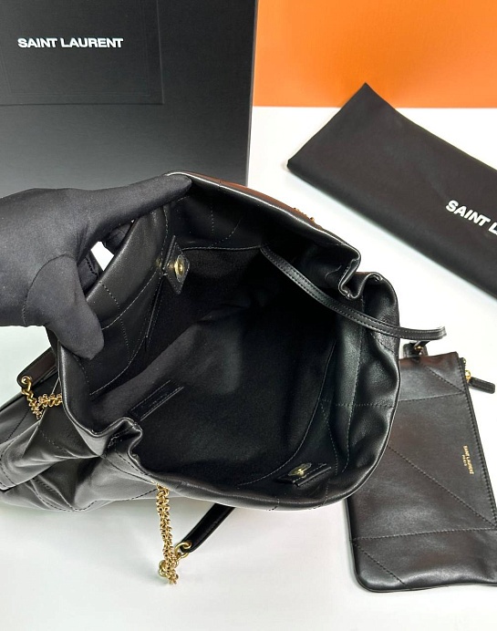 Кожаная сумка Yves Saint Laurent Jamie Premium 28x28x6 см - Black