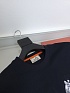 Мужская тёмно-синяя футболка Hermes premium