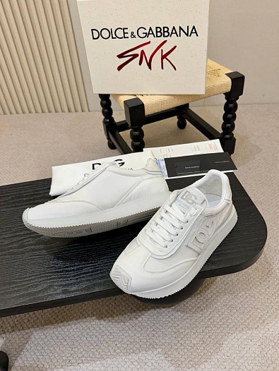 Мужские кроссовки Dolce & Gabbana Cushion - White   