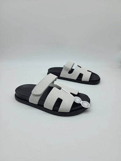 Женские кожаные сандалии Hermes Chypre    