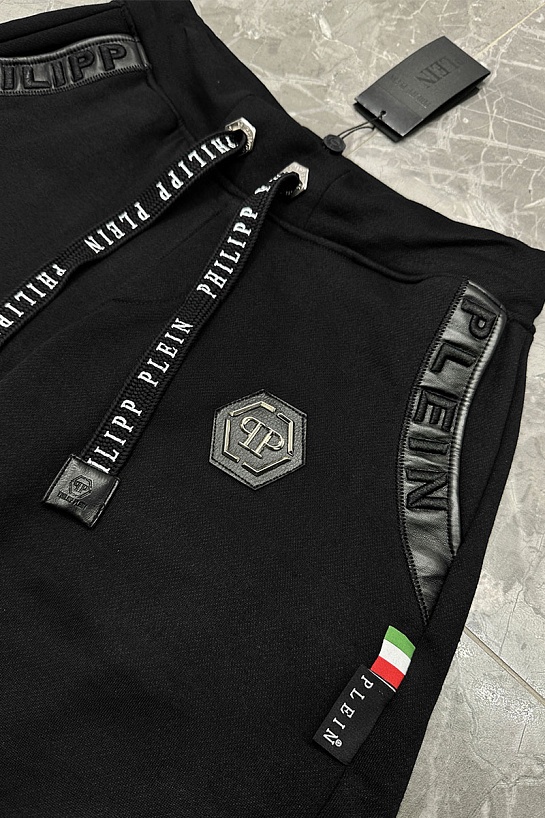 Мужские чёрные шорты Philipp Plein
