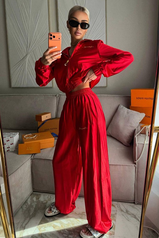 Красный женский костюм Schiaparelli premium