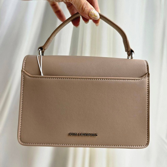 Женская сумка Karl Lagerfeld ikonik 22x15 см - Brown
