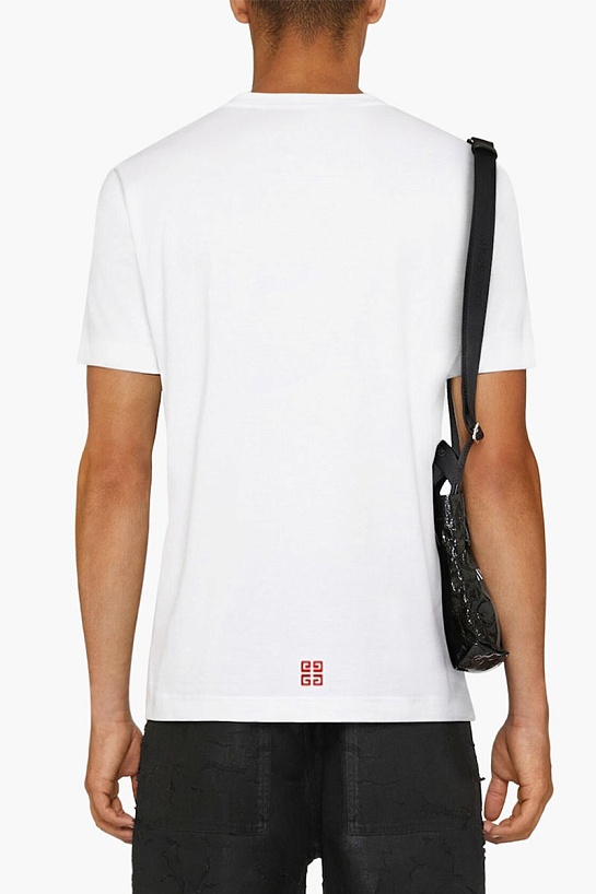 Мужская футболка белого цвета Givenchy 4G