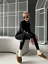 Женские чёрные леггинсы Balenciaga
