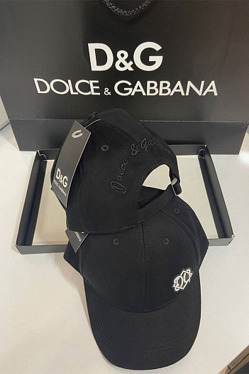 Чёрная бейсболка Dolce&Gabbana   
