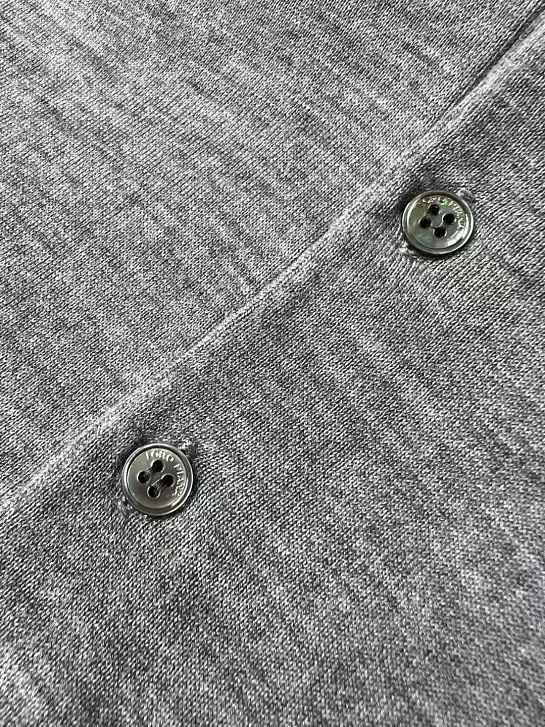 Поло с длинным рукавом Loro Piana Premium - Light Flower Gray