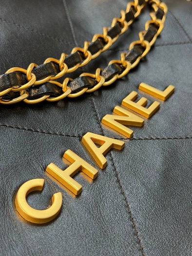 Кожаная сумка Chanel 22 premium 35x37x7 см   