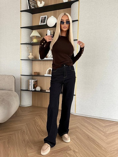 Женские джинсы Loewe premium - Navy   