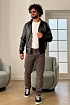 Мужская кожаная куртка Loro Piana