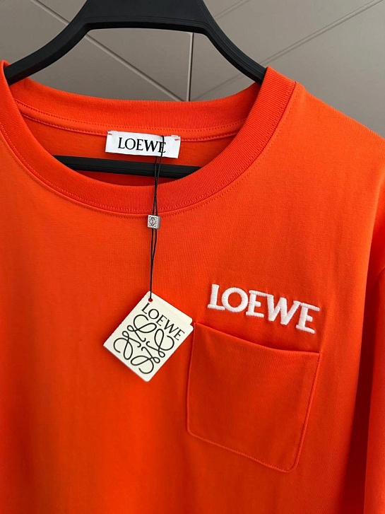 Женская оверсайз футболка Loewe premium - Orange