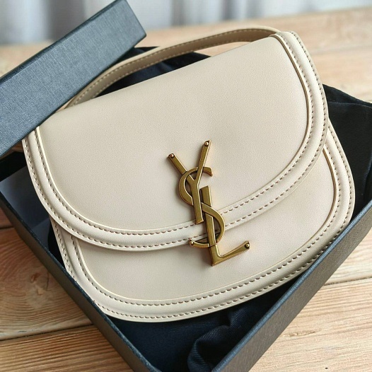 Кожаная сумка Yves Saint Laurent 19x17 см   