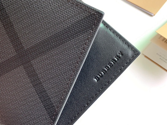 Кожаный кошелёк Burberry Premium 11x10 см