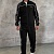 Мужской спортивный костюм Moncler striped - Black