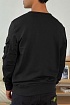 Чёрный свитшот Stone Island compass-patch crewneck