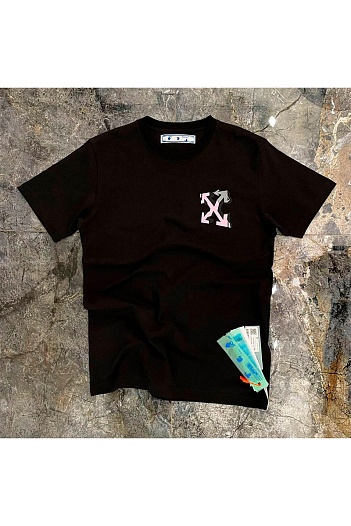 Чёрная футболка Off-White wizard-print   